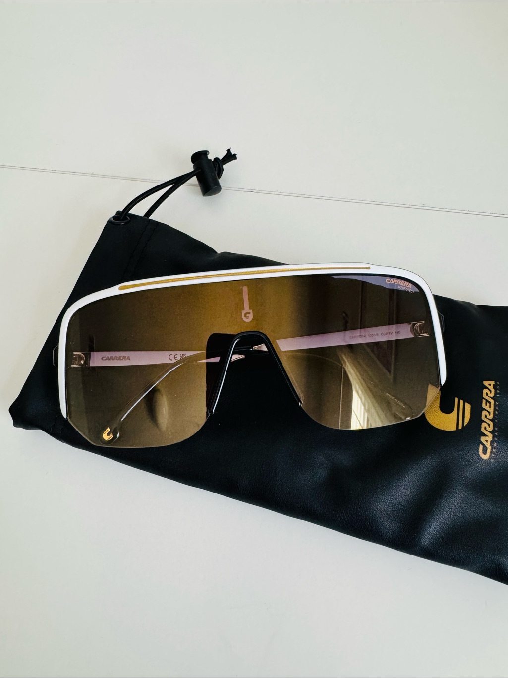 Carrera Unisex Shield Sunglasses In Brown Gradient